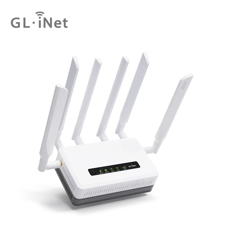 GL.iNet GL-XE3000 (Puli AX) WLAN 6 5G Mobilfunk-Router mit Akku