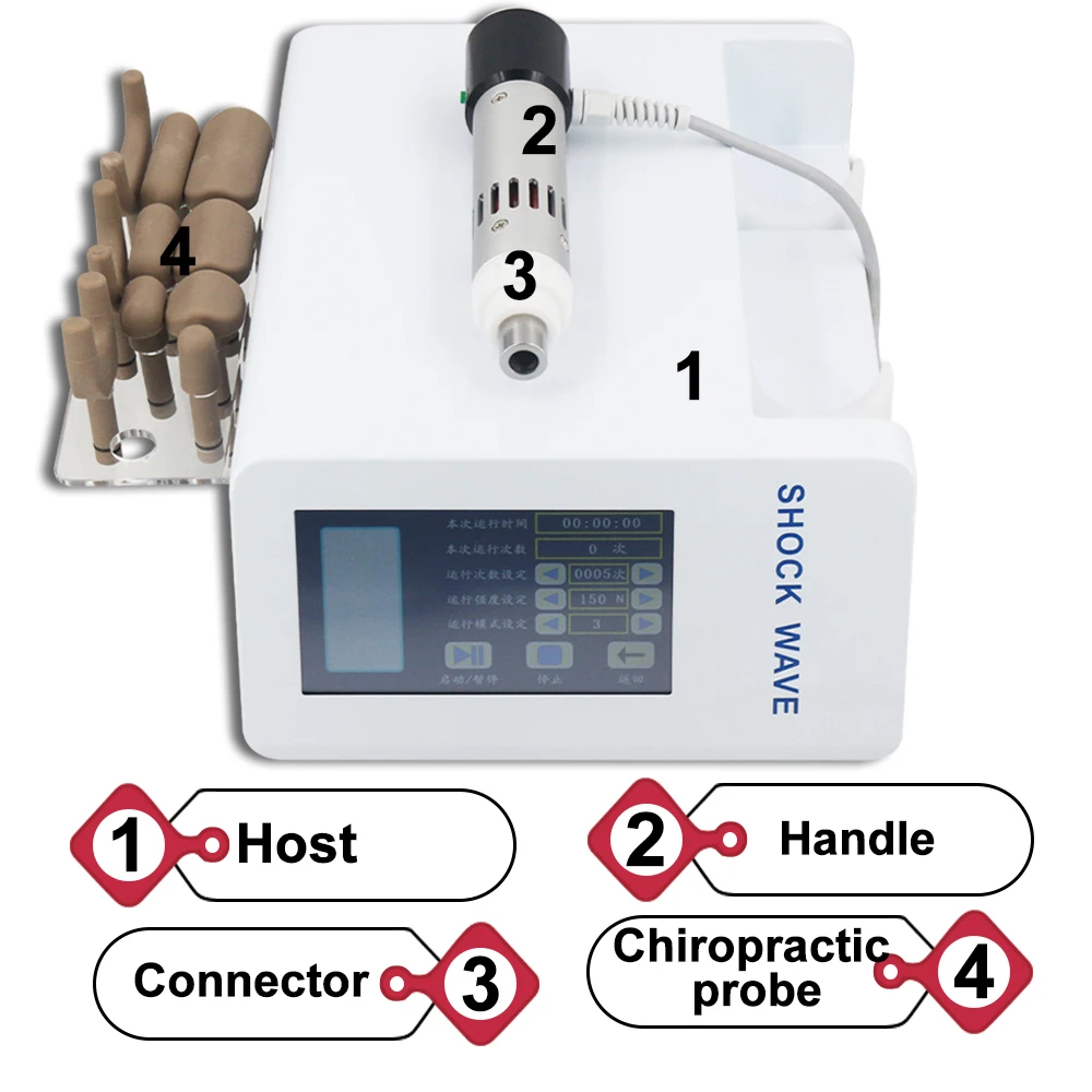 1800N أداة تعديل العلاج بتقويم العمود الفقري تفعيل العلاج الأطراف تصحيح المفاصل التمريض تدليك بتقويم العمود الفقري بندقية الصحة الجسم تدليك #2