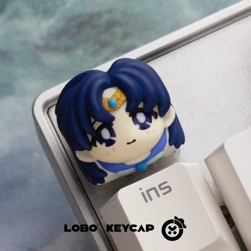 Sailor Moon Keycap hecho a mano de resina lindo Keycap Teclado mecánico Keycaps LOBO personalizado Gamer accesorios de juegos regalos