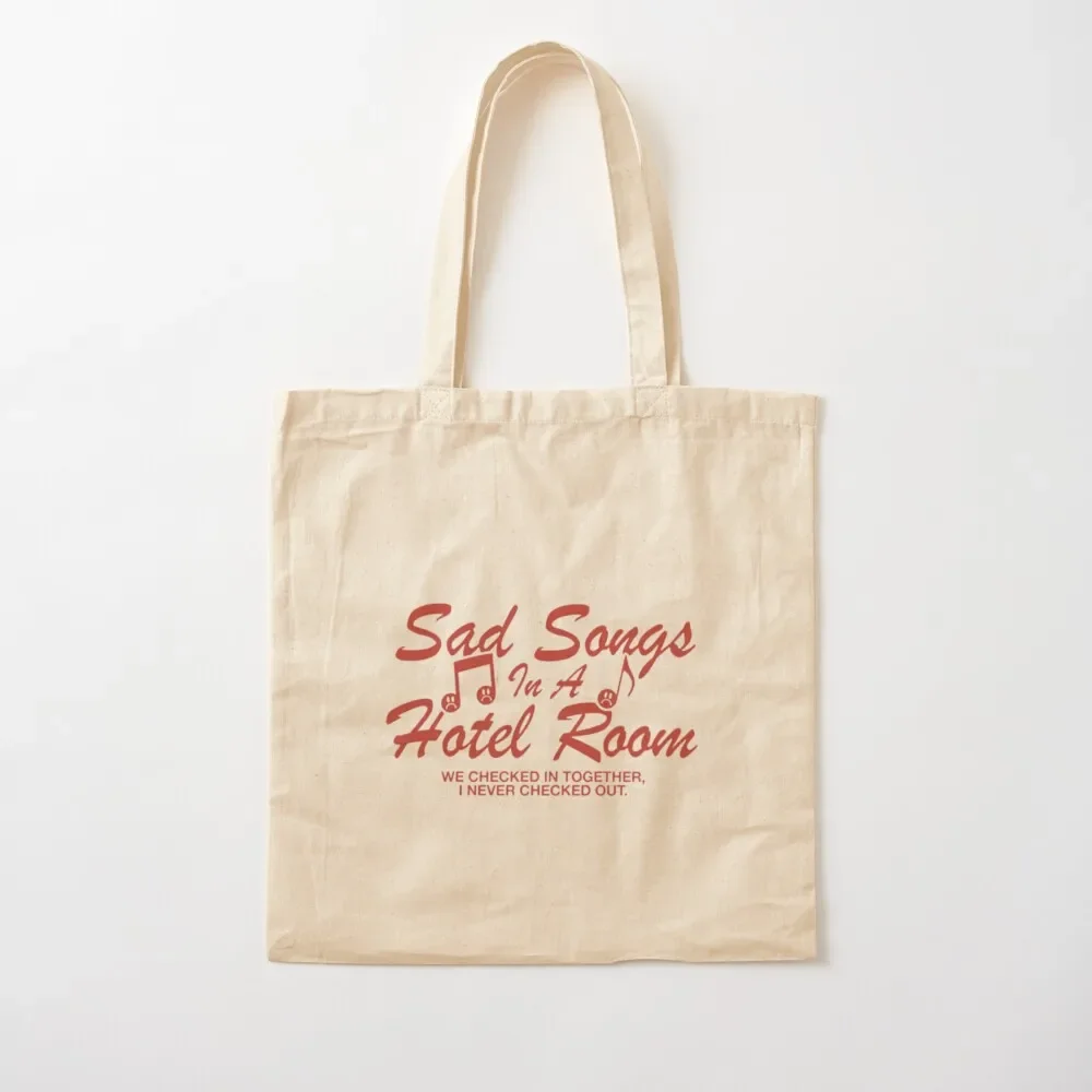 

joshua bassett sad songs in a hotel room Tote Bag shopper bag women tote bags aesthetic the tote bag