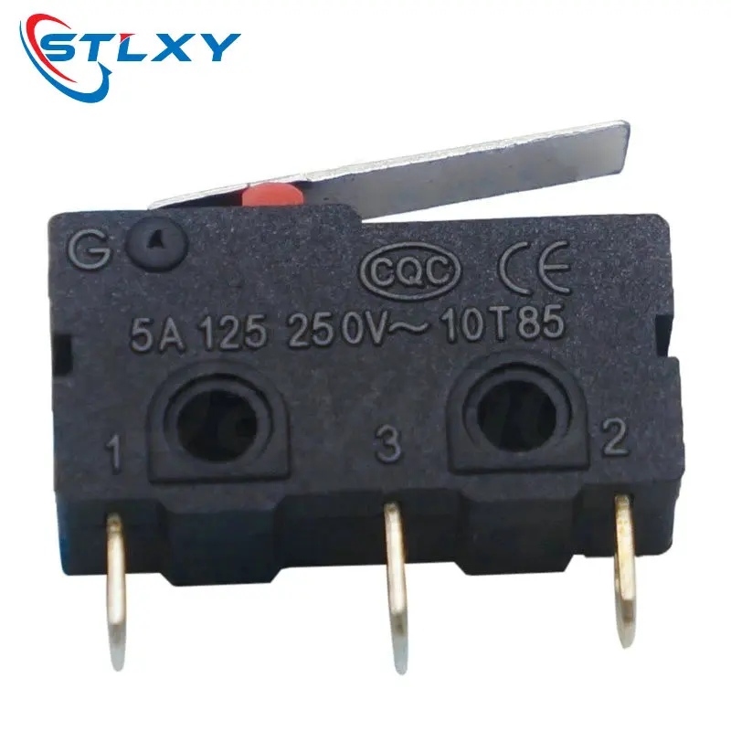10PCS Tact Switch on off KW11-3Z 5A 250V Microswitch 3PIN Buckle New Straight Handle Switch The Micro Switch Contact Button 3PIN