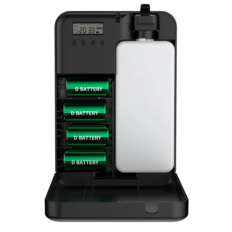 Badezimmerduft für Diffusor D-Batterien & Typ C Dual-Aromadiffusor für ätherische Öle Kleiner Rausendiffusor Duft