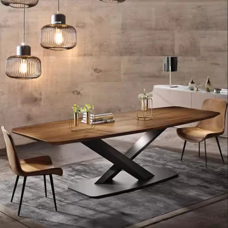 

70.8 Inches Luxury Dining Table Sedentary Wooden Coffee Nordic Kitchen Table Island Mesa De Centro Sala Dining Room Furniture