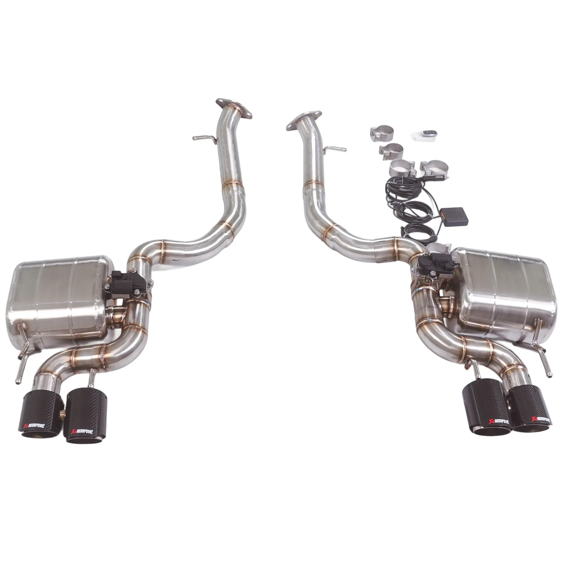 

[Custom product] for 2015 Lexus IS 350 3.5L Catback tail stainless steel performance valve 89 four tips