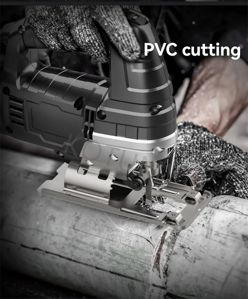 Electric Jig Saw Variable Speed Cutting Tool For Decoration Carpentry Curved Cutting Plywood Board Floor And Cabinet Renovation