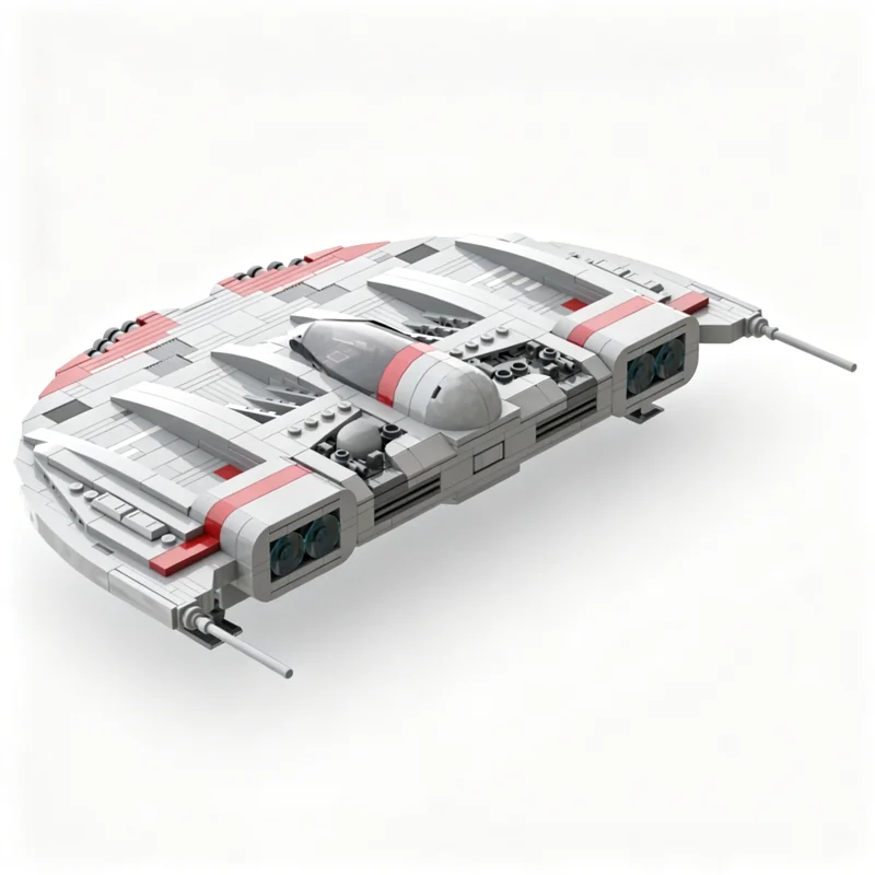 

748pcs MOC D Wing Starfighter Star Battle Model Building Blocks Construction Christmas Gifts Toy Brick Education DIY Kids Idea
