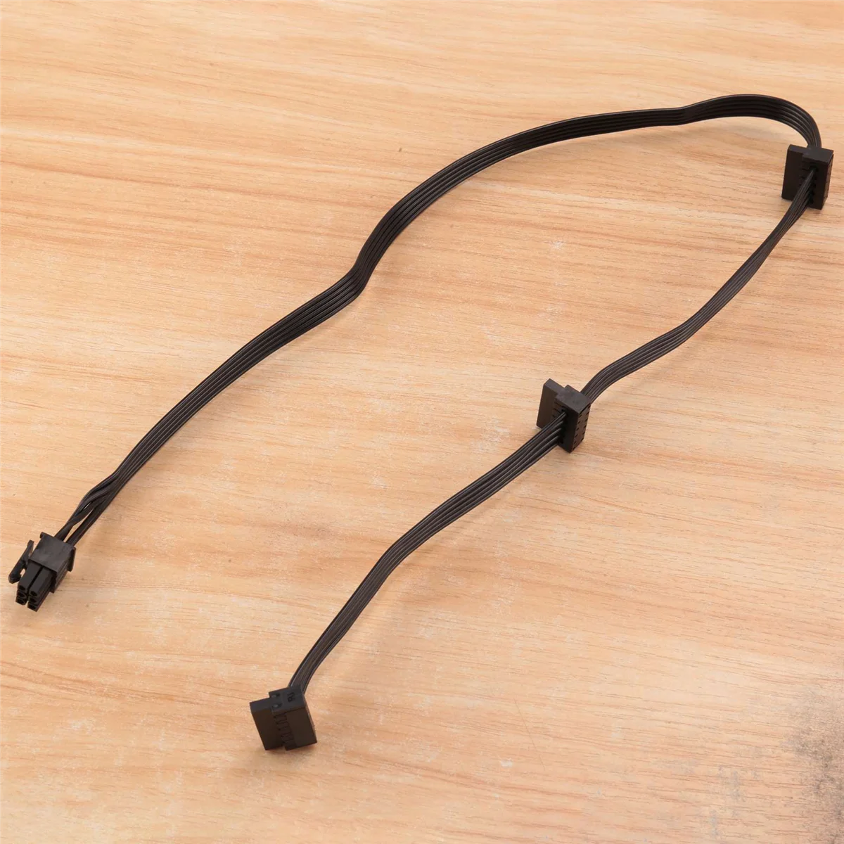 Câble d'alimentation RISE PCIe 6 broches mâle vers 3 SATA pour Seasonic Focus Plus Platinum FOCUS + série 850PX 750PX 650PX 550PX PSU