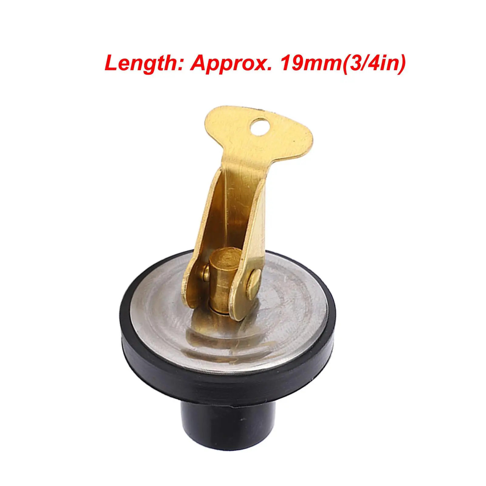 19mm Boat Compression Drain Plug Brass Screw Type Rubber Drain Twist Plug Boat Yacht for marine Accessories 7/8in 1/2in 3/8in