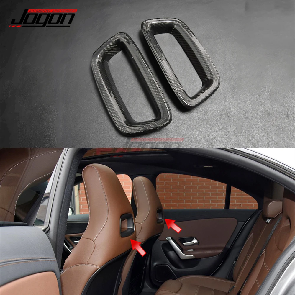 Real Carbon Fiber Car Interior Trim Voor Mercedes Benz Cla Klasse W177 W247 C118 Achteruitkijkspiegel Versnellingspook air Vent Outlet Cover