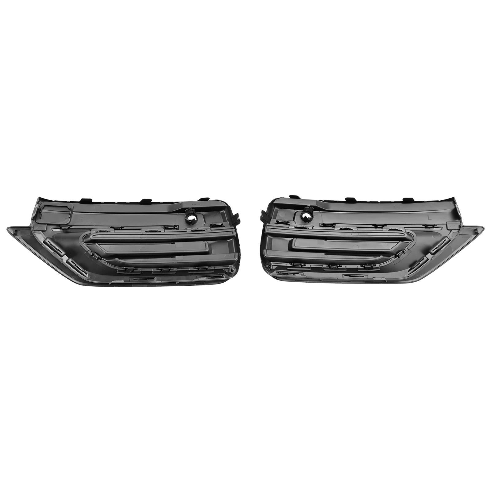 Artudatech 2PCS Front Bumper Fog Lamp Grille Fog Light Grille Fit for Volvo XC90 2021-2024