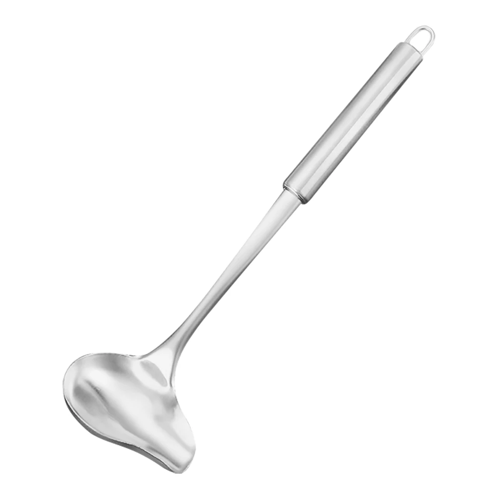 

Stainless Steel Mini With Spout Small Soup Spoon For Sauce Gravy Dishwasher Safe Metal Serving Spoon Kitchen Gadget