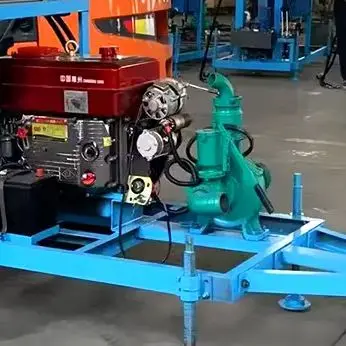 Customized Hydraulic Crawler Mounted Water Well Drilling Machine with dual hydraulic cylinder