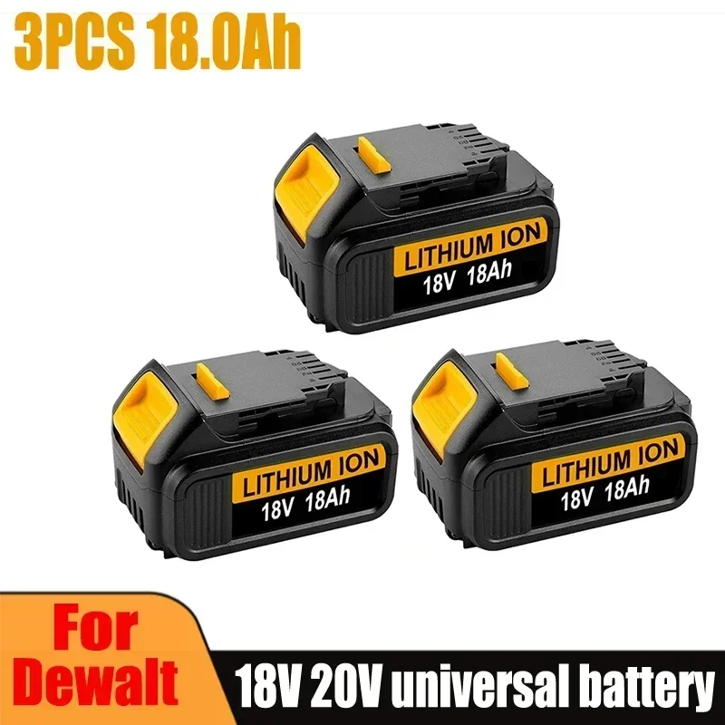 Original DCB200 18V 18000mAh Lithium Replacement Battery For Dewalt 18V DCB184 DCB200 DCB182 DCB180 DCB181 DCB182 DCB201 DCB206