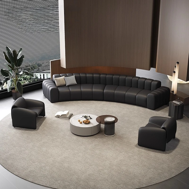 Combination Meeting guests Negotiate Sofa Hotel Lobby Card Block VIP Club modern Exhibition Hall Reception Sales Office Sofa
