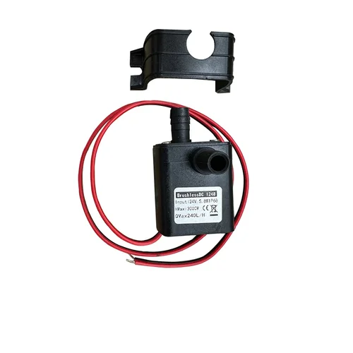 Imagen 2 del producto Bomba de agua de 240L/H, Motor Solar sin escobillas de cc 12V 24V, sumergible, 4,8 W, Ultra silenciosa