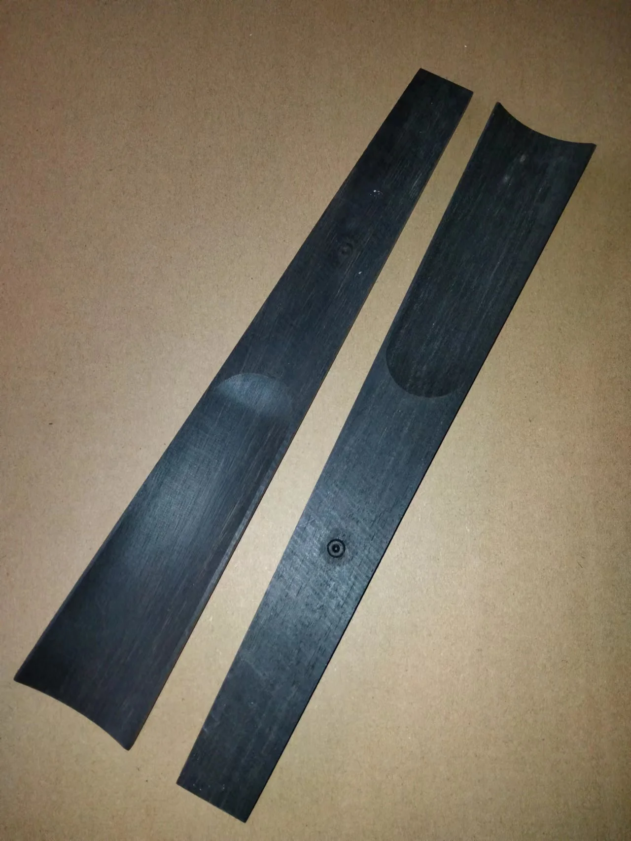 1 PCs VIOLA Fingerboard 310mm in Length Ebony Fingerboard Black Ebony Viola Parts