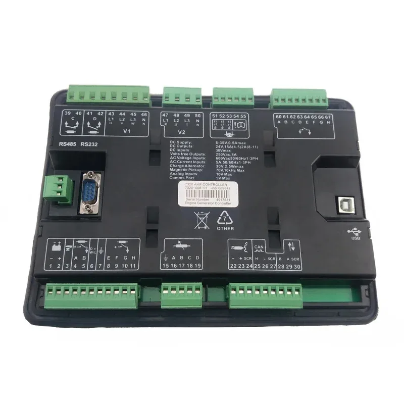 وحدة تحكم Xeon الأصلية DSE7320 للإلكترونيات في أعماق البحار DSE 7320 AMF لفشل التيار الكهربائي للمولد DSE7310 MKII