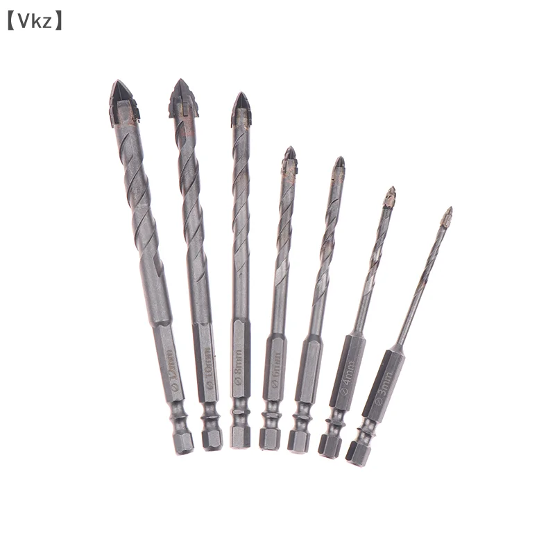 New Four-Flute Sawtooth Eccentric Drill Bit Professional Carpentry Tools For Glass Ceramic Concrete Brick Metal Drill Bit Set