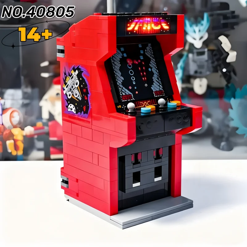 

40805 аркадная игра, строительные блоки, игрушка, 468 шт., креативная головоломка, подарок для детей, мальчиков и девочек, подарок на Рождество и день рождения