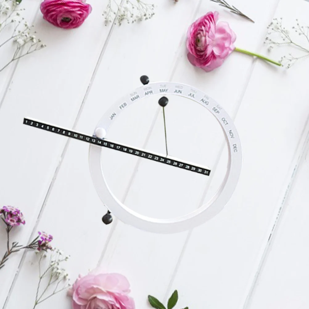 

Black and White Decoration Magnetic Desk Calendar Decorate Home Novelty Bedroom Ornament