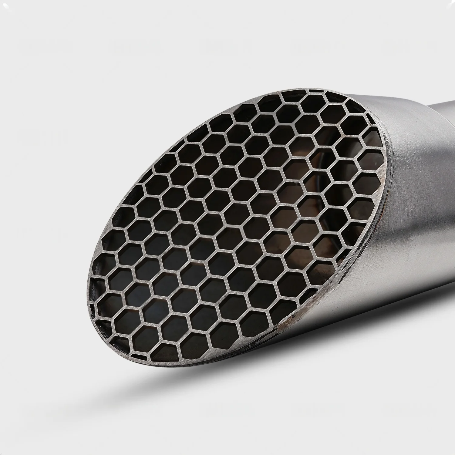 For Triumph Scrambler 400X modified exhaust pipe hidden tail section honeycomb tailpipe tail nozzle deep and powerful sound