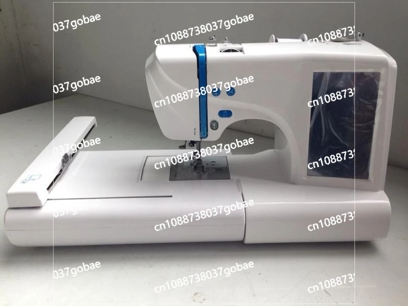 Home embroidery machine, home computer, sewing machine