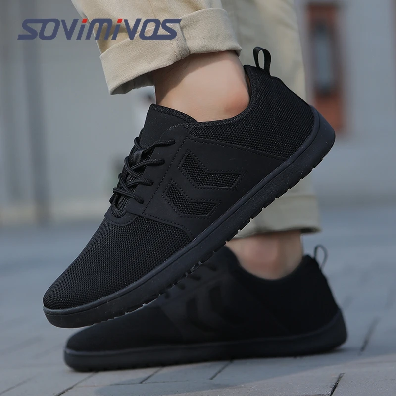 

Minimalist Barefoot Shoes Unisex Lightweight Breathable Zero Soles Wide Toe Men's Running Shoes Outdoor Casual Walking Shoes