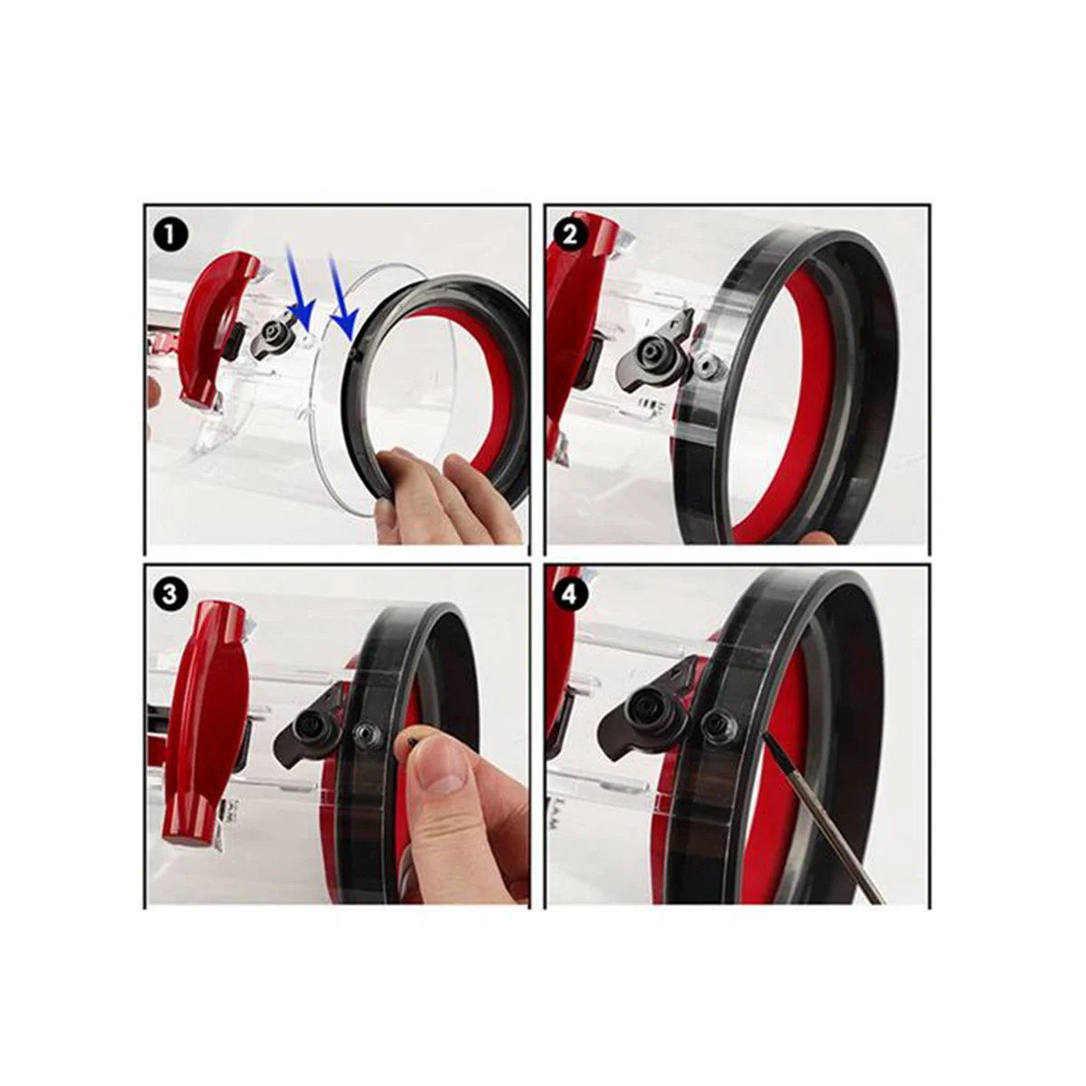 استبدال حلقة إغلاق صندوق الغبار لـ V11 V15 SV14 SV15 SV22 مكنسة كهربائية دلو الغبار