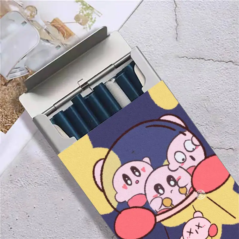 Kirby Smoking Cigarettes Aluminum Cigarette Case Moisture-proof Waterproof Cigar Tobacco Holder Pocket Box Storage Container Box