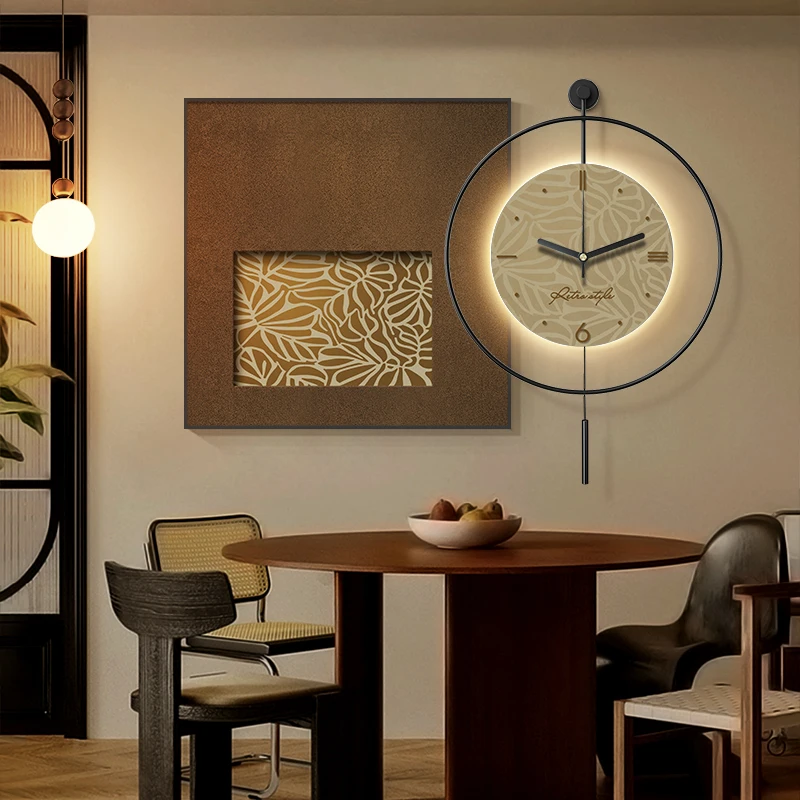 horloge-murale-de-style-medieval-horloge-de-salle-a-manger-peinture-decorative-murale-retro-haut-sens-horloge-de-table-a-manger-peinture-suspendue-pour-salon