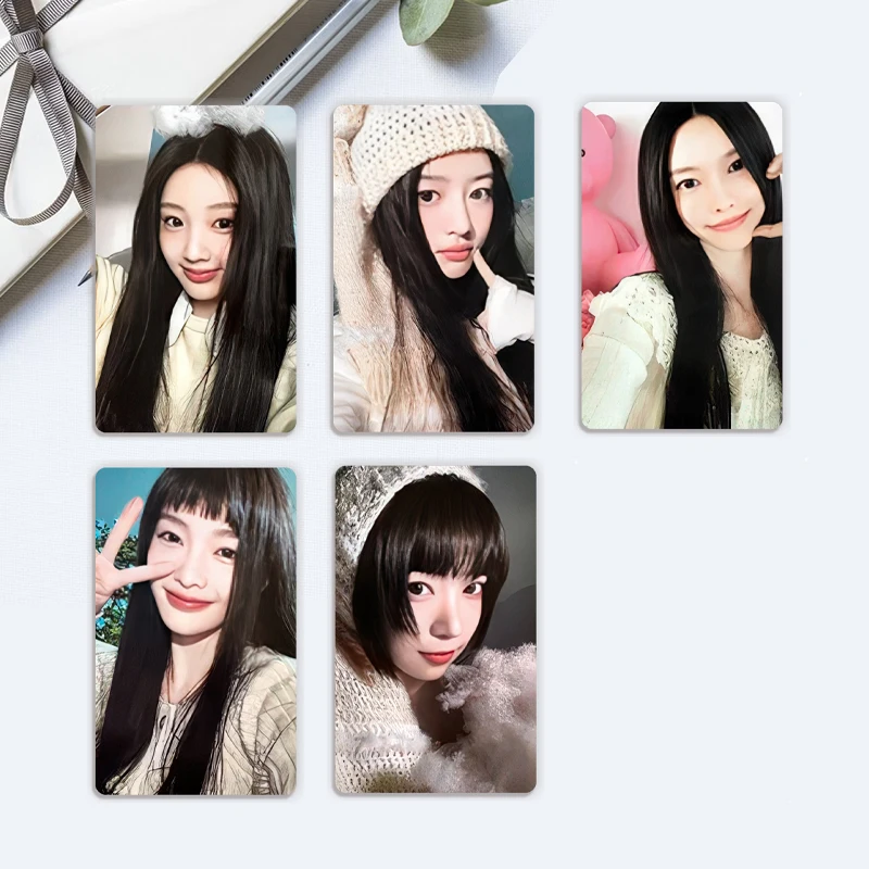 5 قطعة/الوحدة K-POP ILLIT ألبوم جديد سوبر ريال مي بطاقة بريدية صور بطاقة المغناطيسي تحصيل بطاقة لومو بطاقة وونهي موكا إيروها يونا