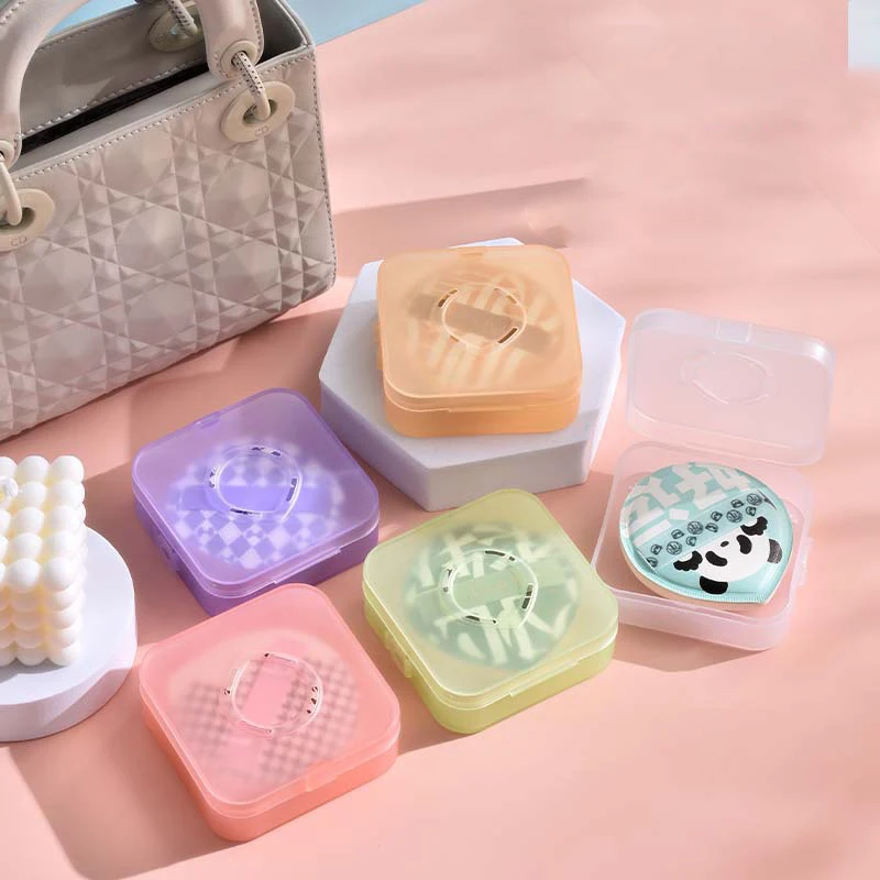 1pcs Camera Empty Air Cushion Puff Box Portable Cosmetic Makeup Case Container With Powder Sponge For BB Cream Foundation