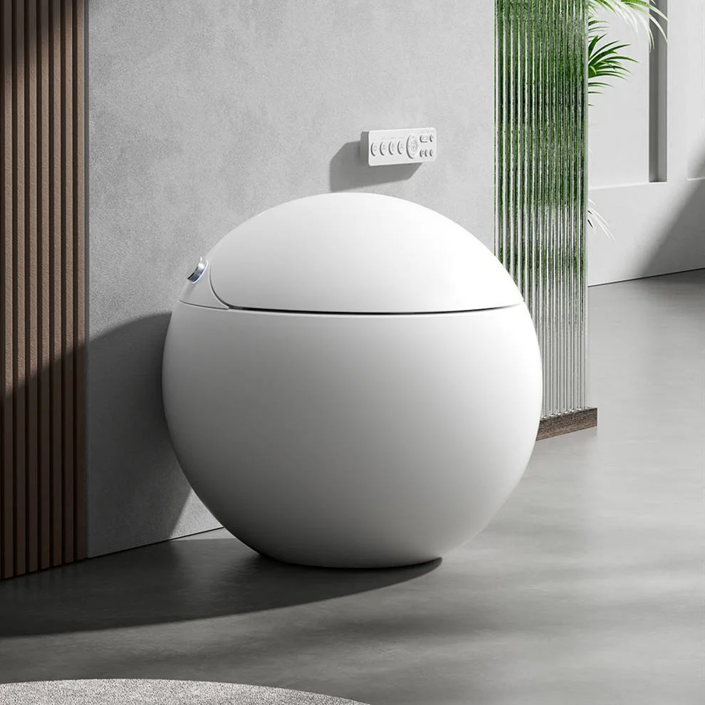 

Luxury Shaped Automatic Open Sensor Flush Bathroom Auto Close Smart Toilet for Hotel Bidet Toilet Electric with Heated Seat