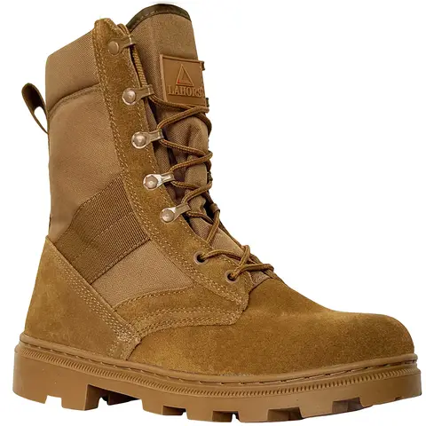 LAHORS® Original Man Tactical Boots With Zip Combat Training Lace Up Waterproof Outdoor Hiking Breathable Shoes