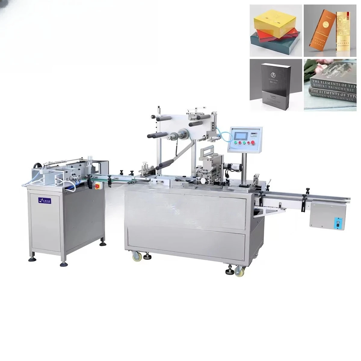 FOODLINE Luxury Cosmetic Lab Sachet Packaging Machine Anti Fog Window High Efficient Quantitative Pump Equipment