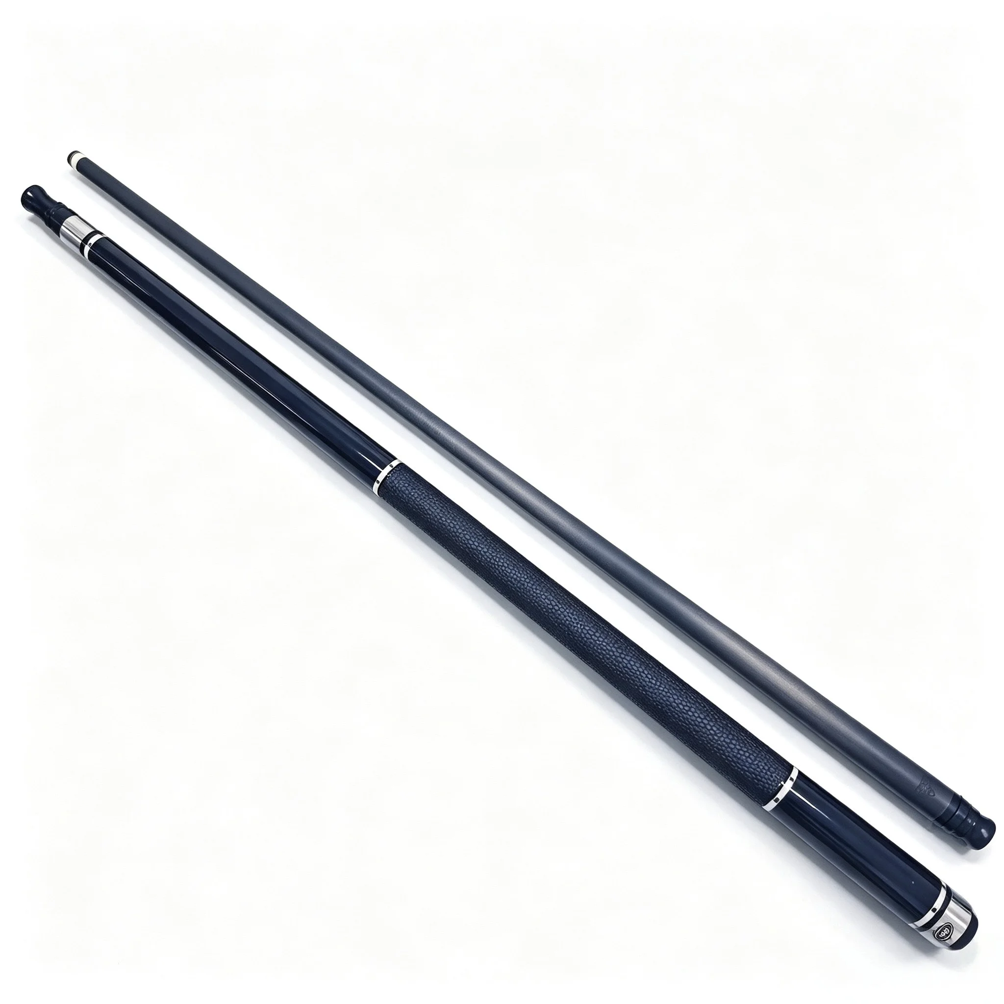 Carbon Fiber Pool Cue 1/2 Split Cue Stick 19oz Smooth Play Billiards Accessories for 9 Ball Carom