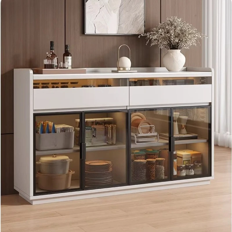

Light Round Living Room Cabinets Delicacy Tiny Cute Cream Style Creative Display Cabinet Trendy Ladekast Home Furniture