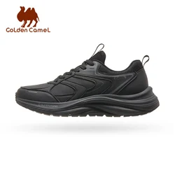 GOLDEN CAMEL Men's Sneakers Women Leather Waterproof Casual Shoes Ladies Black Basketball Sports Running Shoes for Men 2023 New