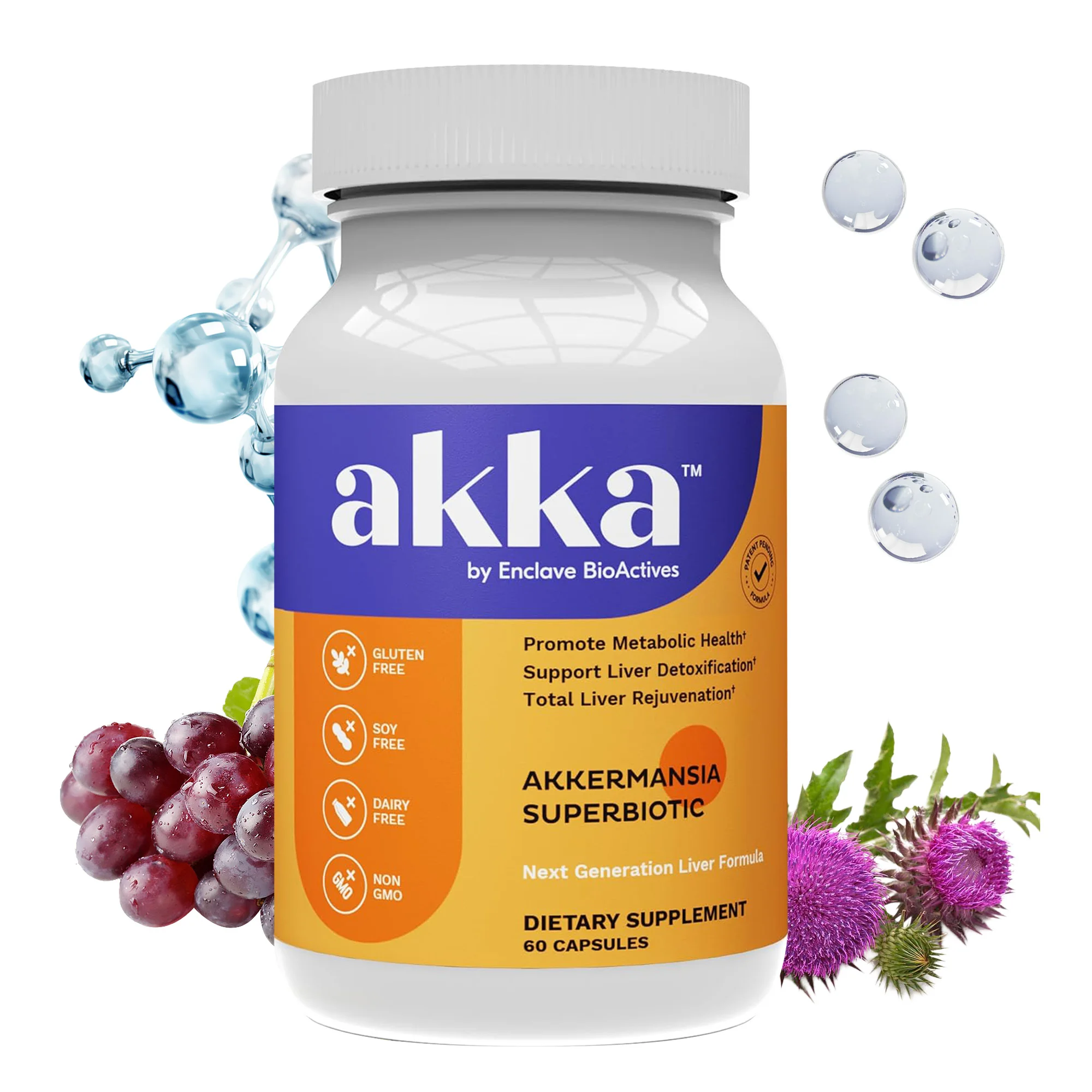 AKKA Premium Liver Cleanse Detox & Repair - Used for Liver Support, Antioxidant, Enhanced Liver Function, and Digestive System