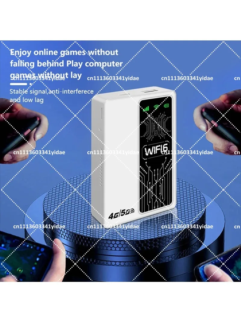 4G 5G LTE WiFi 6 Router 300Mbps Portable SIM Card Modem Hotspot Signal Booster for Home Travel