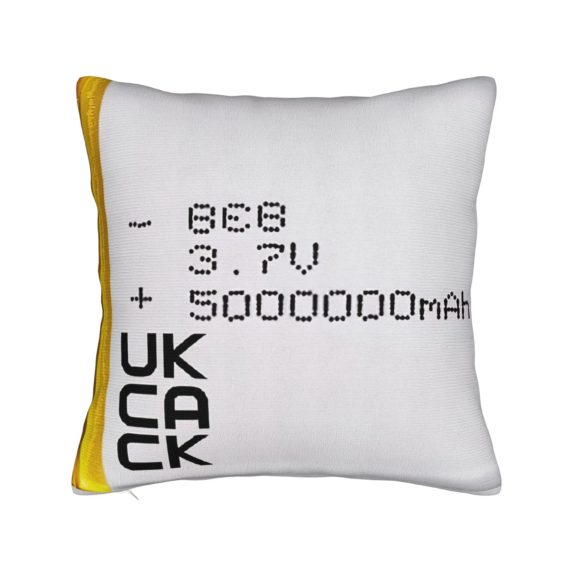 Inflatable Battery Pillow Case  Comfy Pillow Cover For Sofa Car Home Decor Morden Pillowcases
