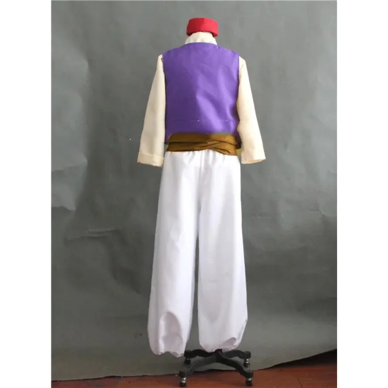 Anime Aladdin Halloween Erwachsene Männer Cosplay Kostüm Erwachsenen Prinz Cosplay Kostüm für Männer Aladdin Kostüme voller Satz Xs-3xl