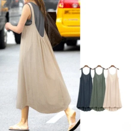 

Женское платье трапециевидной формы больших размеров, модный утягивающий ремень, сарафан, милая лесная девушка, однотонное летнее тонкое платье миди Dr