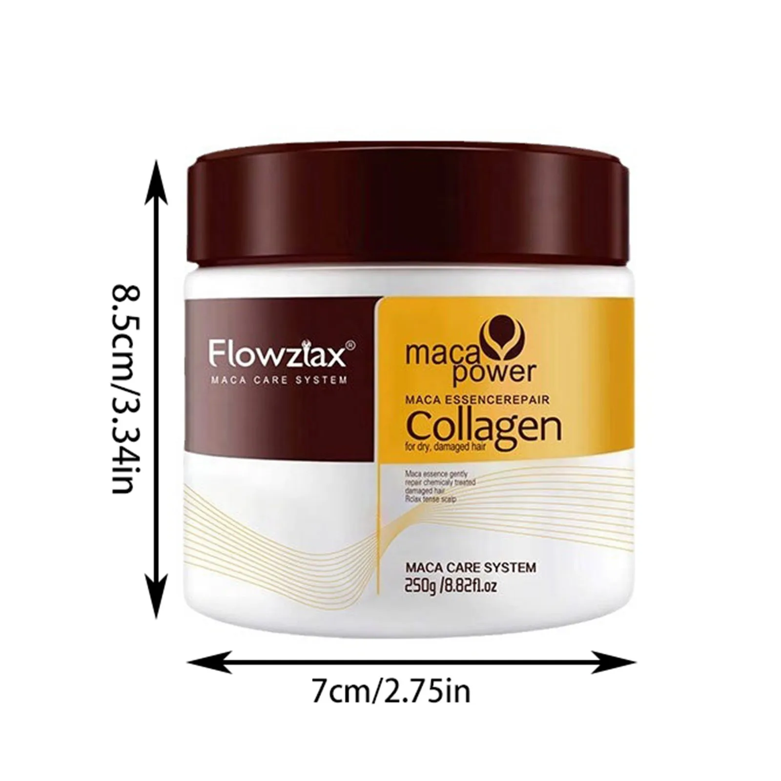 250ml Collagen Hair Deep Conditioning Argan Oil Collagen Hair Mask For Dry Damaged Hair All Hair Types Festival Gifts New