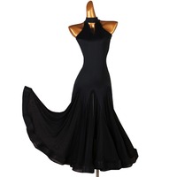 Woman's Standard Dance Performace Costumes Elegant Training Clothes Body Gauze Dresses Waltz Adult Modern Jazz Competition Stage