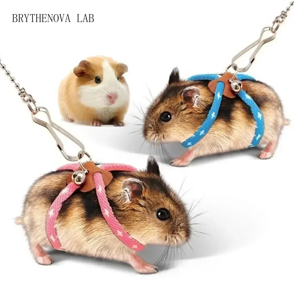 Small Pet Adjustable Soft Harness Bird Parrot Mouse Hamster Ferrets Pig Rat Leash Traction Rope Guinea Pig Accessories Drop Ship
