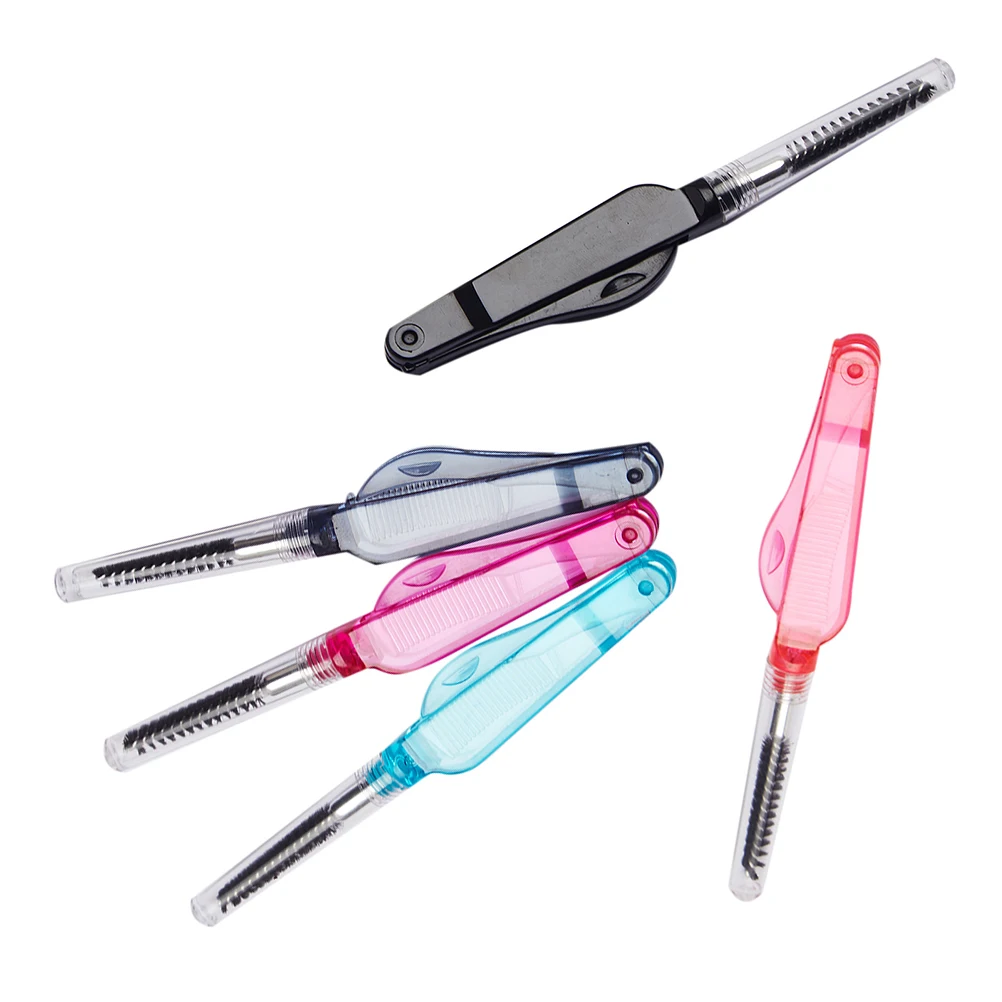 

10Pcs Eyebrow Combs Makeup Eyelash Brushes Portable Folding Cosmetics Tool Eyebrow Cosmetics Tool Makeup Folding Eyelash Combs