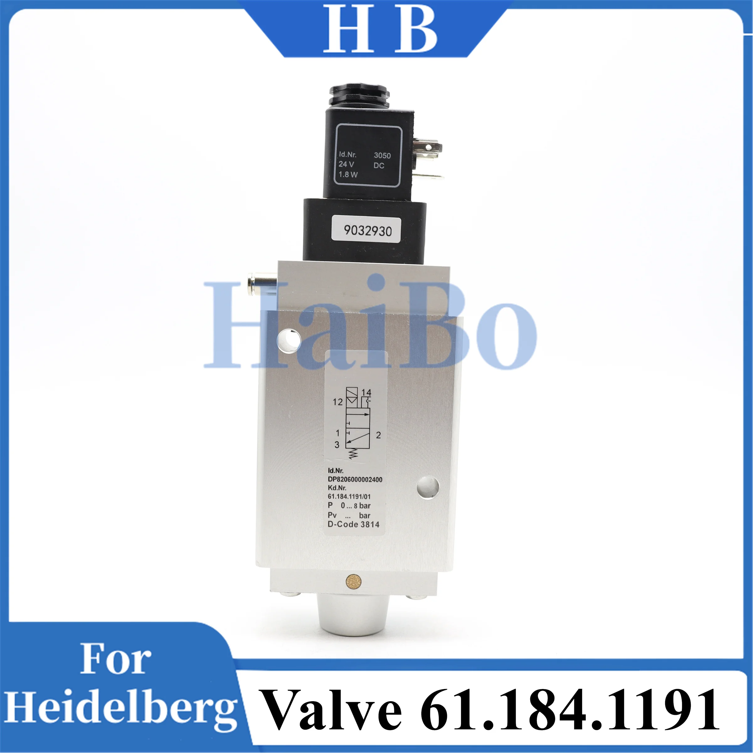 HaiBo Best Quality Pneumatic Solenoid Valve 61.184.1191 for SM102 Offset Printer
