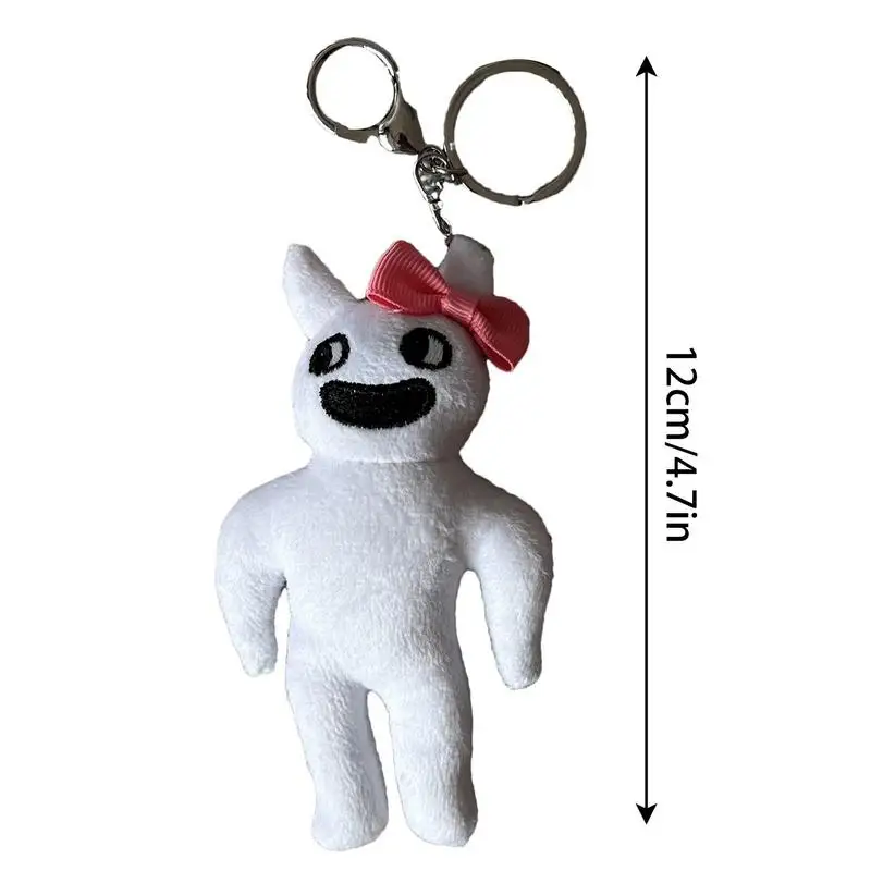 Porte-clés en peluche Garden BanBan pour enfants, jouet à breloque monstre beurre, pendentif de sac pour femme, porte-clés de voiture, cadeau d'anniversaire, 6 pièces