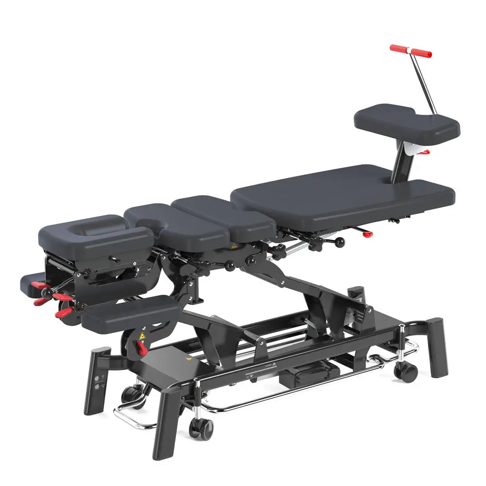 JQ-381 Multi-function Electric Chiropractic Flexion Traction Bed Physiotherapy And Osteopathy Table
